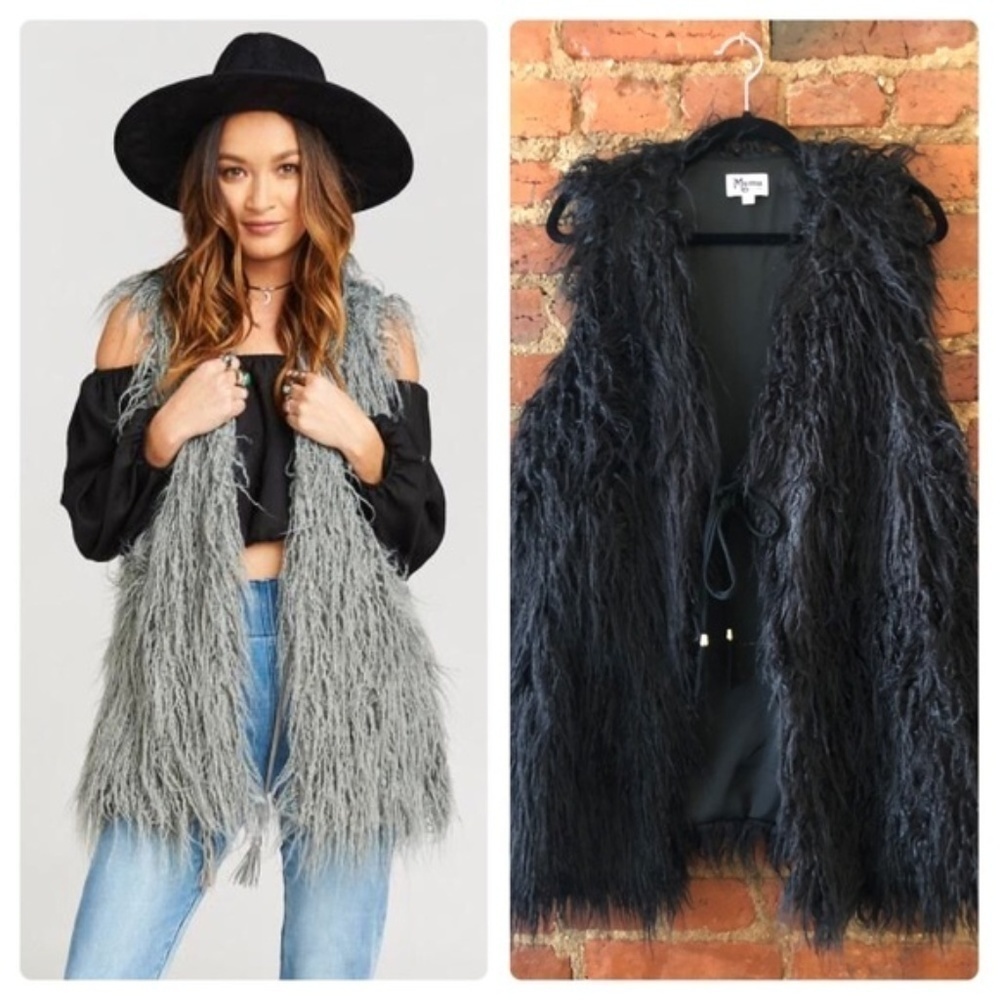 💕SHOW ME YOUR MUMU💕 Luis Shaggy Faux Fur Vest